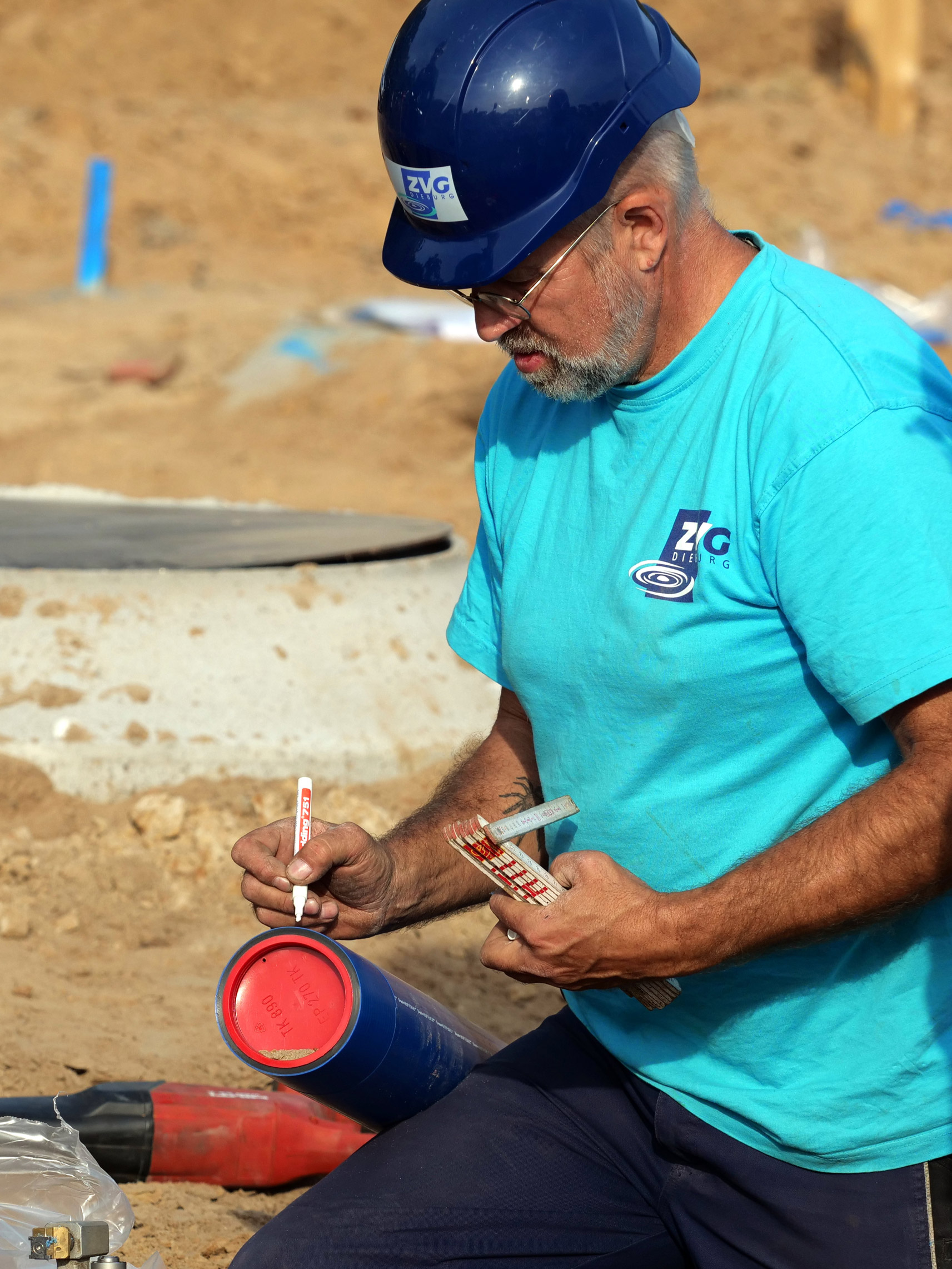 ZVG Mitarbeiter bei der Arbeit